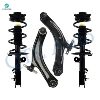 PM Auto Set of 4 Front Lower Control Arm Ball Joint-Quick Complete Strut-Coil Spring Assembly For 2014 2015 Nissan Rogue Select