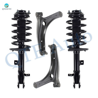 Set of 4 Front Lower Control Arm Ball Joint-Quick Complete Strut-Coil Spring Assembly For 2011-2017 Jeep Patriot