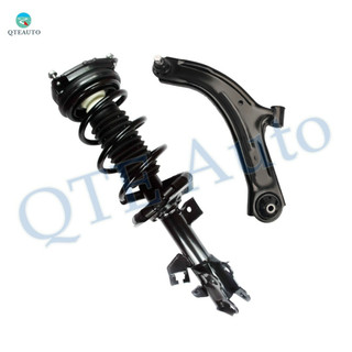 Front Left Lower Control Arm Ball Joint-Quick Complete Strut-Coil Spring Assembly For 2007-2012 Nissan Versa