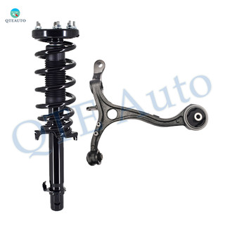 Front Left Lower Control Arm-Quick Complete Strut-Coil Spring Assembly For 2008-2012 Honda Accord