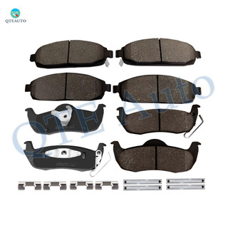 Set of 8 Front-Rear Ceramic Brake Pad Kit For 2005-2010 Jeep Grand Cherokee