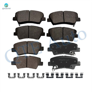 Set of 8 Front-Rear Ceramic Brake Pad Kit For 2011-2016 Hyundai Elantra