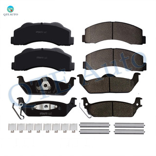 Set of 8 Front-Rear Ceramic Brake Pad Kit For 2010-2012 Ford F-150