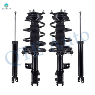 Set of 4 Front Quick Complete Strut-Coil Spring-Rear Shock For 2007-2010 Hyundai Elantra