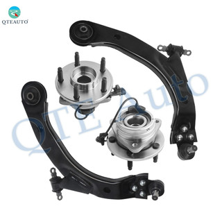 Set of 4 Front Lower Control Arm Ball Joint-Wheel Hub Bearing Assembly For 2008-2010 Chevrolet Cobalt