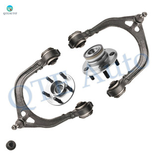 Set of 4 Front Upper Control Arm Ball Joint-Wheel Hub Bearing Assembly For 2006-2008 Dodge Charger