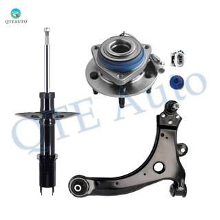Set of 3 Front Right Lower Control Arm Ball Joint-Wheel Hub Bearing Assembly-Suspension Strut Assembly For 2005-2009 Buick Allure