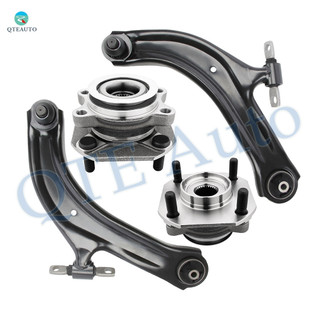 Set of 4 Front Lower Control Arm Ball Joint-Wheel Hub Bearing Assembly For 2007-2012 Nissan Sentra 2.0L