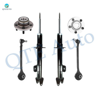 Set of 6 Front Lower Forward Control Arm Ball Joint-Wheel Hub Bearing Assembly-Suspension Strut Assembly For 2005-2008 Dodge Magnum RWD