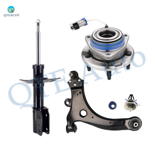 Set of 3 Front Right Lower Control Arm Ball Joint-Wheel Hub Bearing Assembly-Suspension Strut Assembly For 2004-2007 Chevrolet Monte Carlo