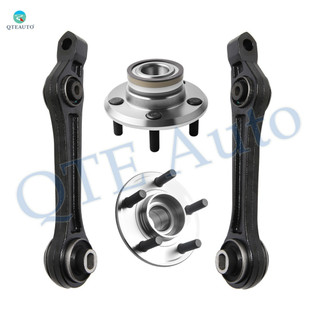 Set of 4 Front Lower Rearward Control Arm-Wheel Hub Bearing Assembly For 2006-2010 Dodge Charger
