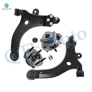 Set of 4 Front Lower Control Arm Ball Joint-Wheel Hub Bearing Assembly For 1997-2001 Oldsmobile Silhouette