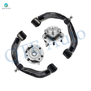 Set of 4 Front Upper Control Arm Ball Joint-Wheel Hub Bearing Assembly For 2004-2007 Infiniti QX56