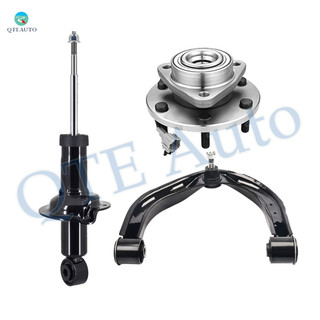 Set of 3 Front Right Upper Control Arm Ball Joint-Wheel Hub Bearing Assembly-Suspension Strut Assembly For 2004-2007 Nissan Titan