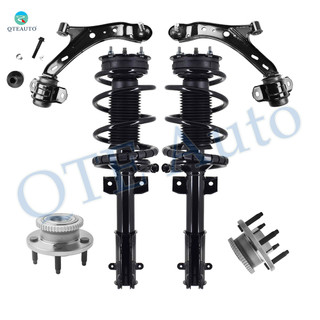 Set of 6 Front Lower Control Arm Ball Joint-Wheel Hub Bearing Assembly-Quick Complete Strut-Coil Spring Assembly For 2005-2010 Ford Mustang