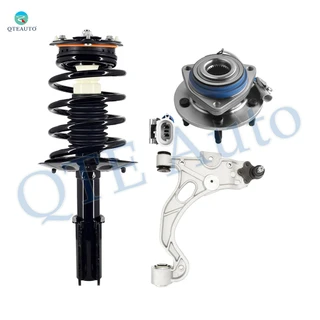 Set of 3 Front Right Lower Control Arm Ball Joint-Wheel Hub Bearing Assembly-Quick Complete Strut-Coil Spring Assembly For 2001-2003 Oldsmobile Aurora