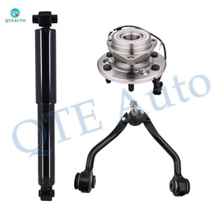 Set of 3 Front Right Upper Control Arm Ball Joint-Wheel Hub Bearing Assembly-Shock Absorber For 1995 Chevrolet K2500
