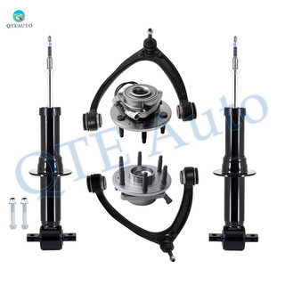 Set of 6 Front Upper Control Arm Ball Joint-Wheel Hub Bearing Assembly-Suspension Strut Assembly For 2014-2016 Chevrolet Silverado 1500