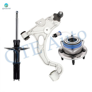 Set of 3 Front Right Lower Control Arm Ball Joint-Wheel Hub Bearing Assembly-Suspension Strut Assembly For 1998 1999 Buick Riviera