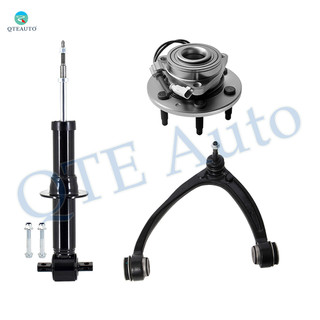 Set of 3 Front Left Upper Control Arm Ball Joint-Wheel Hub Bearing Assembly-Suspension Strut Assembly For 2015 2016 Chevrolet Suburban