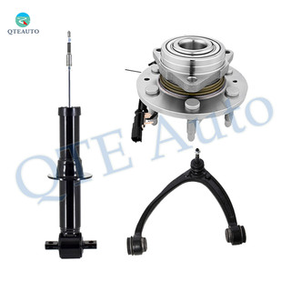 Set of 3 Front Left Upper Control Arm Ball Joint-Wheel Hub Bearing Assembly-Suspension Strut Assembly For 2015 2016 Chevrolet Tahoe