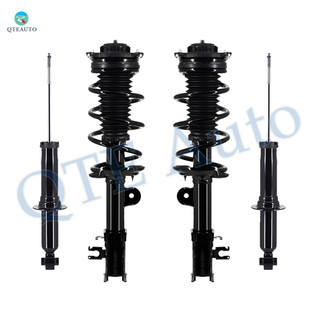 Set of 4 Front Quick Complete Strut-Coil Spring Assembly-Rear Suspension Strut Assembly For 2017 Jeep Compass L4