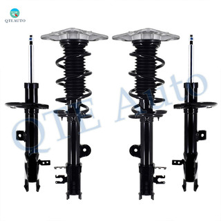 Set of 4 Front Suspension Strut Assembly-Rear Quick Complete Strut-Coil Spring Assembly For 2017 Jeep Compass