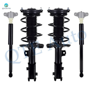 Set of 4 Front Quick Complete Strut-Coil Spring Assembly-Rear Complete Shock Absorber Kit For 2017-2020 Hyundai Elantra