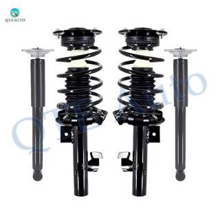Set of 4 Front Quick Complete Strut-Coil Spring Assembly-Rear Complete Shock Absorber Kit For 2008-2010 Volvo V70