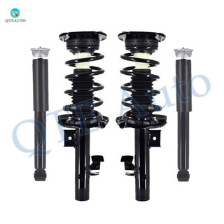 Set of 4 Front Quick Complete Strut-Coil Spring Assembly-Rear Complete Shock Absorber Kit For 2011-2019 Volvo S60