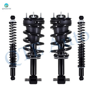 Set of 4 Front Quick Complete Strut-Coil Spring Assembly-Rear Complete Shock Absorber Kit For 2007-2013 GMC Sierra 1500