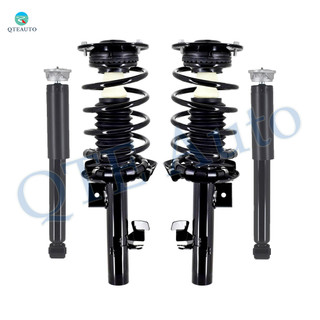 Set of 4 Front Quick Complete Strut-Coil Spring Assembly-Rear Complete Shock Absorber Kit For 2008-2011 Volvo XC70