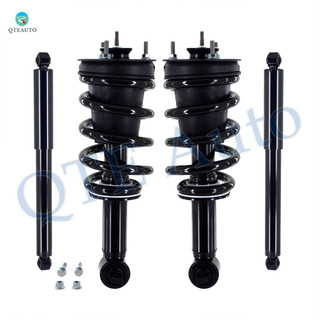 Set of 4 Front Quick Complete Strut-Coil Spring Assembly-Rear Shock Absorber For 2014-2018 GMC Sierra 1500