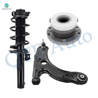 Set of 3 Front Right Lower Control Arm Ball Joint-Wheel Hub Bearing Assembly-Quick Complete Strut-Coil Spring Assembly For 2005 2006 Volkswagen Jetta Set of 3 Front Right Lower Control Arm Ball Joint-Wheel Hub Bearing Assembly-Quick Complete Strut-Coil Spring Assembly For 2005 2006 Volkswagen Jetta