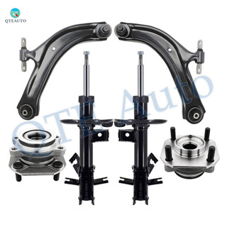 Set of 6 Front Lower Control Arm Ball Joint-Wheel Hub Bearing Assembly-Suspension Strut Assembly For 2007-2012 Nissan Sentra L4 2.0L Set of 6 Front Lower Control Arm Ball Joint-Wheel Hub Bearing Assembly-Suspension Strut Assembly For 2007-2012 Nissan Sentra L4 2.0L