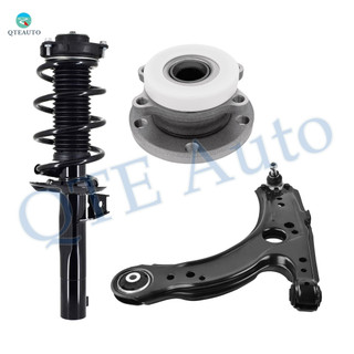 Set of 3 Front Left Lower Control Arm Ball Joint-Wheel Hub Bearing Assembly-Quick Complete Strut-Coil Spring Assembly For 2005 2006 Volkswagen Jetta Set of 3 Front Left Lower Control Arm Ball Joint-Wheel Hub Bearing Assembly-Quick Complete Strut-Coil Spring Assembly For 2005 2006 Volkswagen Jetta
