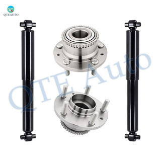 Set of 4 Rear Shock Absorber-Wheel Hub Bearing Assembly For 2003-2008 Mazda 6