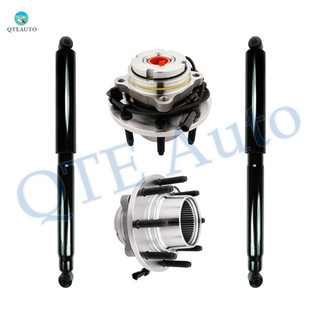 Set of 4 Front Shock Absorber-Wheel Hub Bearing Assembly For 2003 2004 Ford F-250 Super Duty 4WD Set of 4 Front Shock Absorber-Wheel Hub Bearing Assembly For 2003 2004 Ford F-250 Super Duty 4WD