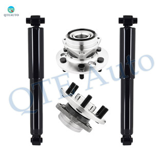 Set of 4 Front Shock Absorber-Wheel Hub Bearing Assembly For 1992-1994 GMC Yukon