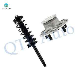 Rear Quick Complete Strut-Coil Spring Assembly-Wheel Hub Bearing Assembly For 1998-2002 Honda Accord