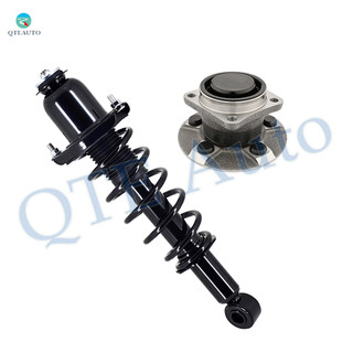 Rear Left Quick Complete Strut-Coil Spring Assembly-Wheel Hub Bearing Assembly For 2003-2008 Toyota Matrix FWD Non-ABS