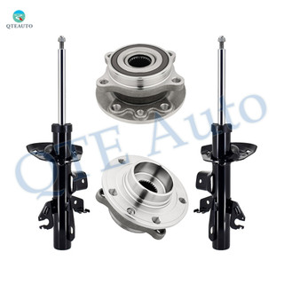 Set of 4 Front Suspension Strut Assembly-Wheel Hub Bearing Assembly For 2015-2017 Chrysler 200