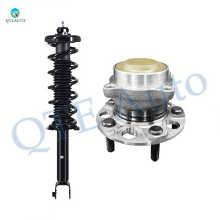 Rear Right Quick Complete Strut-Coil Spring Assembly-Wheel Hub Bearing Assembly For 2014 2015 2017 Honda Accord
