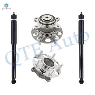 Set of 4 Rear Shock Absorber-Wheel Hub Bearing Assembly For 2006-2011 Honda Civic