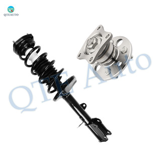 Rear Left Quick Complete Strut-Coil Spring Assembly-Wheel Hub Bearing Assembly For 1993-2002 Toyota Corolla