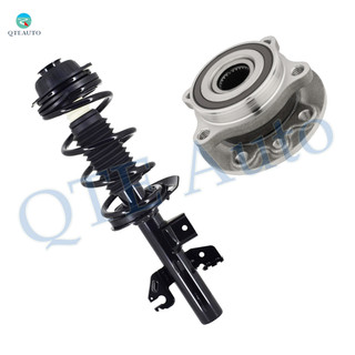 Front Right Quick Complete Strut-Coil Spring Assembly-Wheel Hub Bearing Assembly For 2015-2017 Chrysler 200 AWD