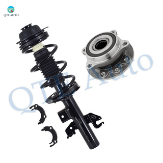 Front Left Quick Complete Strut-Coil Spring Assembly-Wheel Hub Bearing Assembly For 2015-2017 Chrysler 200 FWD