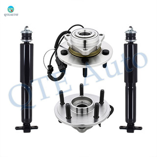Set of 4 Front Shock Absorber-Wheel Hub Bearing Assembly For 2012-2018 RAM 1500 RWD