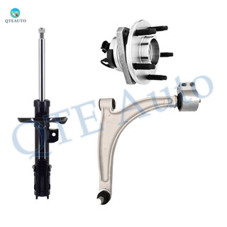 Set of 3 Front Right Lower Control Arm Ball Joint-Suspension Strut Assembly-Wheel Hub Bearing Assembly For 2005-2010 Pontiac G6