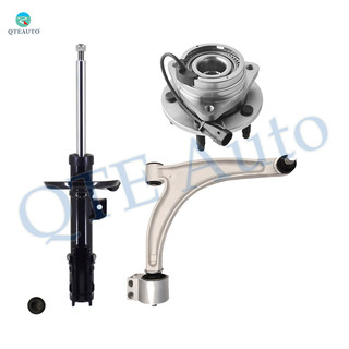 Set of 3 Front Right Lower Control Arm Ball Joint-Suspension Strut Assembly-Wheel Hub Bearing Assembly For 2007-2009 Saturn Aura